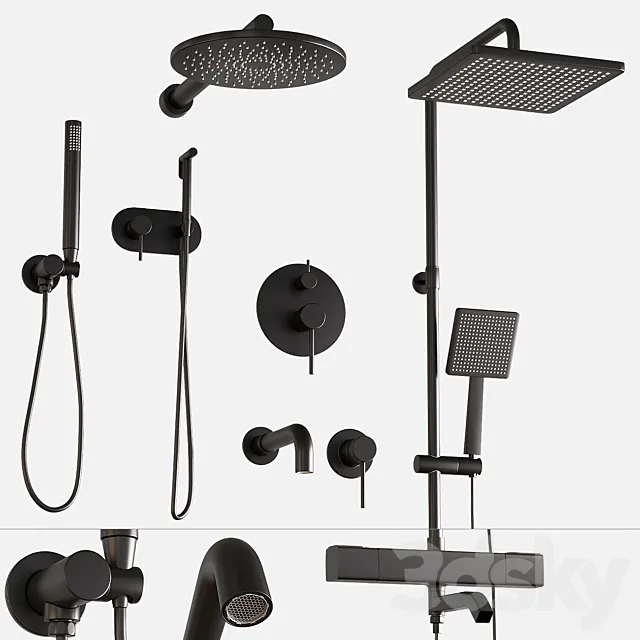 Gappo. FRAP faucets from Aliexpress 3DModel