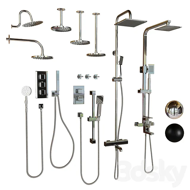 Gappo shower 01 3D Model