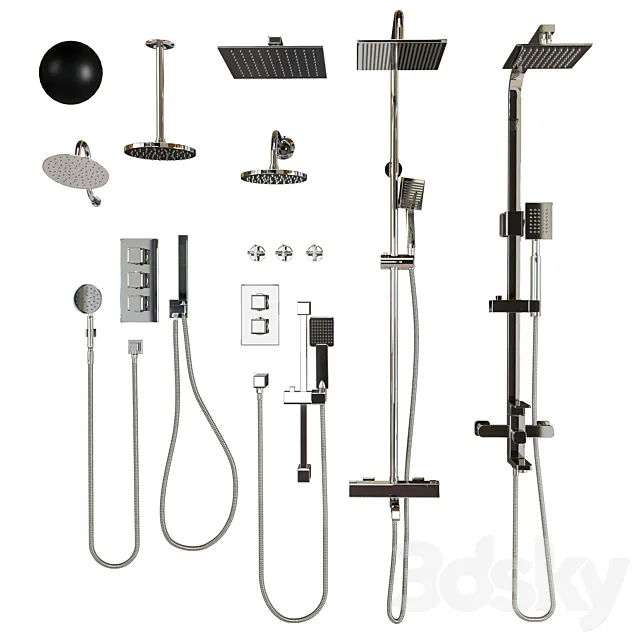 Gappo shower 3D Model