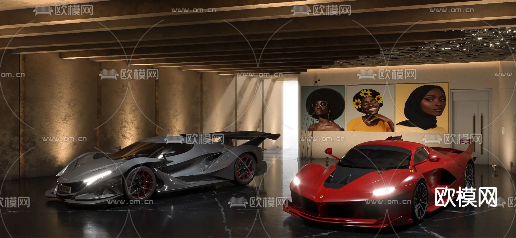 GARAGE – CORONA – 3D MODEL – 758