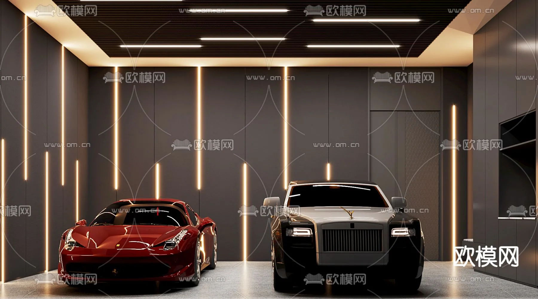 GARAGE – CORONA – 3D MODEL – 774