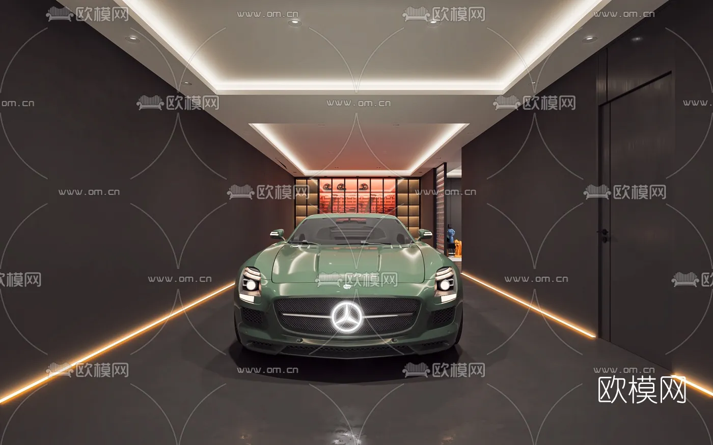 GARAGE – VRAY / CORONA – 3D MODEL – 742