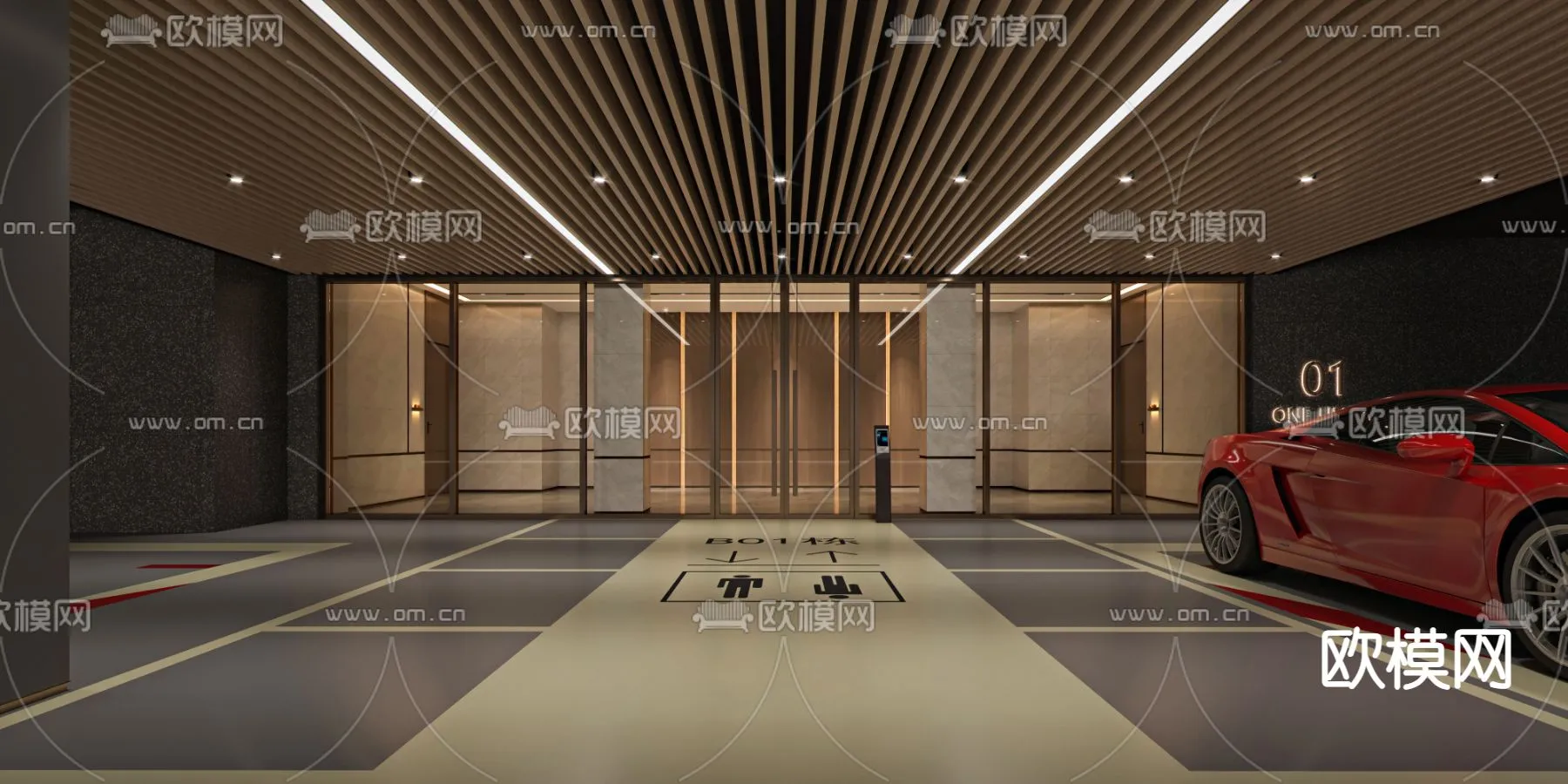 GARAGE – VRAY / CORONA – 3D MODEL – 750