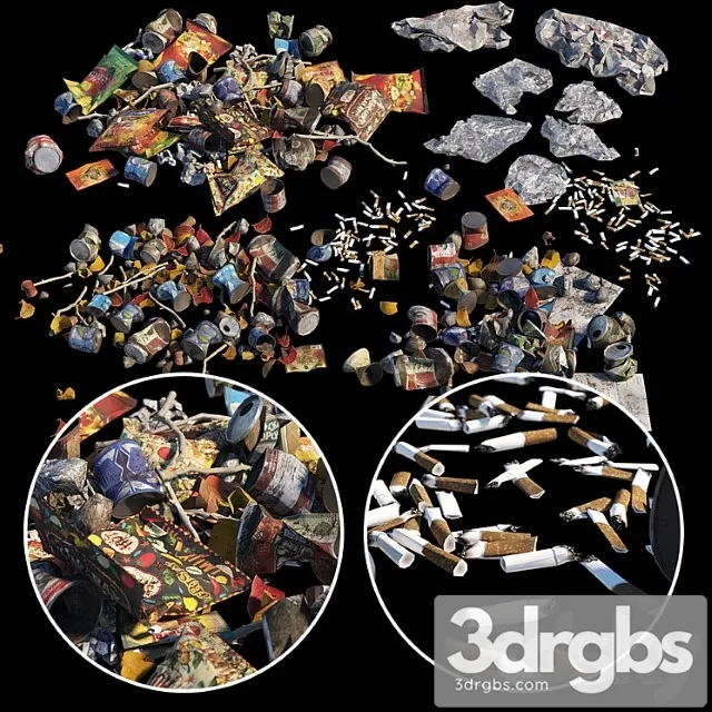 Garbage 3D Model Download Garbage 3D Model Download