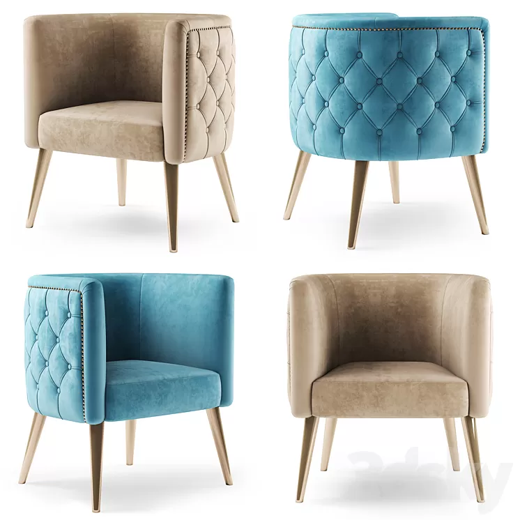 Garda Decor 48my-2533 tur gld 3D Model