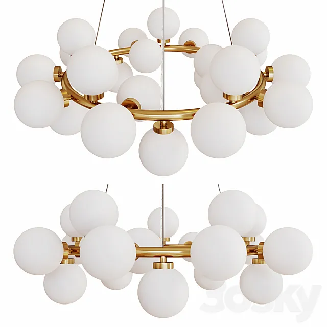 Garda Decor. Ceiling lamp Balls 91GH-025 3D Model Garda Decor. Ceiling lamp Balls 91GH-025 3D Model