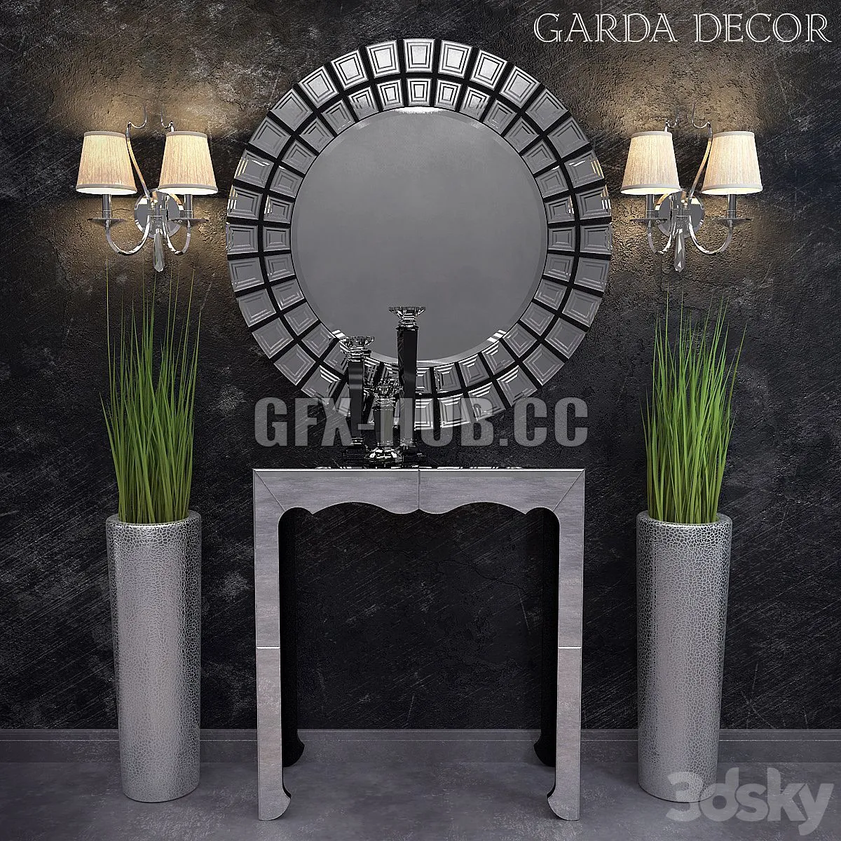 Garda Decor Set 06 3D Model