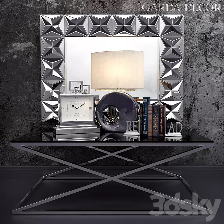 Garda Decor Set 07 3D Model Garda Decor Set 07 3D Model