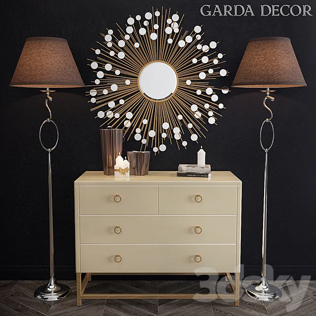 Garda Decor Set 14 3DModel Garda Decor Set 14 3DModel