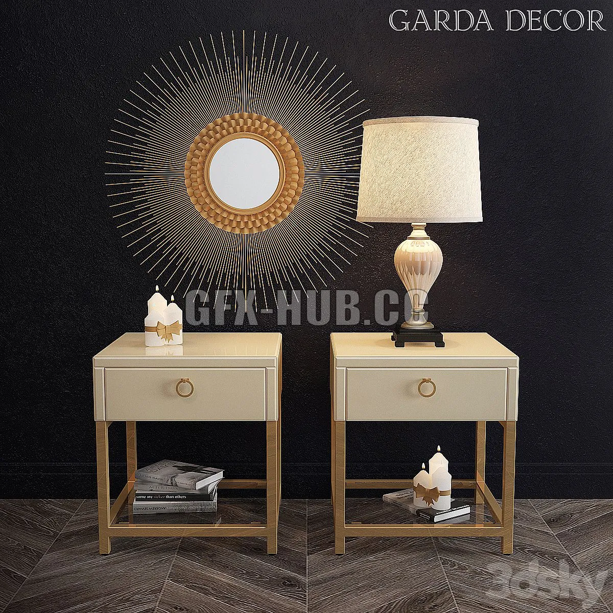 Garda Decor Set 15 3D Model Garda Decor Set 15 3D Model