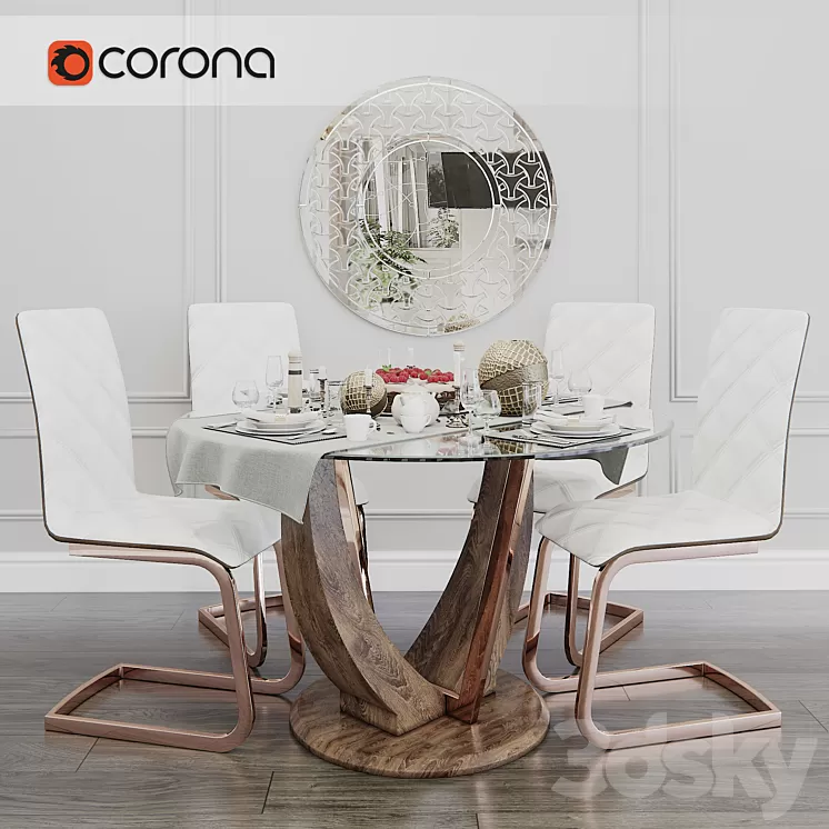 Garda decor set 3D Model