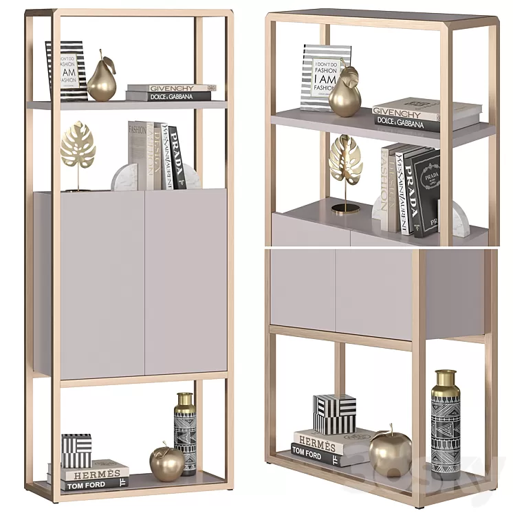 GARDA DÉCOR shelving unit SPACE 3D Model GARDA DÉCOR shelving unit SPACE 3D Model