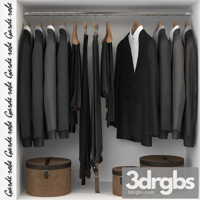 Garde Robe 03 3D Model Download