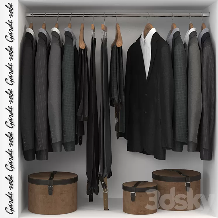 Garde-robe 03 3D Model Garde-robe 03 3D Model