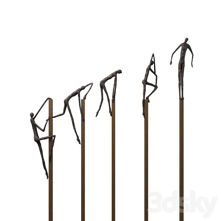 Gardeco SURPASS Bronze sculpture 3d model 3D Model