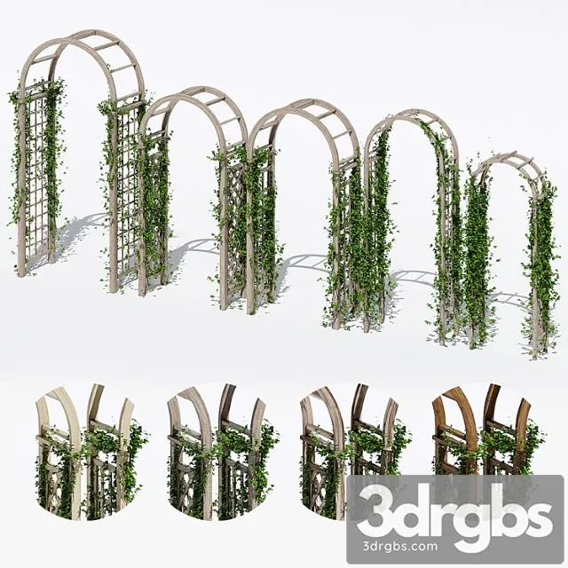 Garden arches three Garden arches three