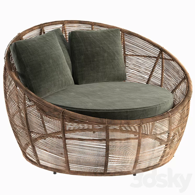 Garden Armchair 3D Model