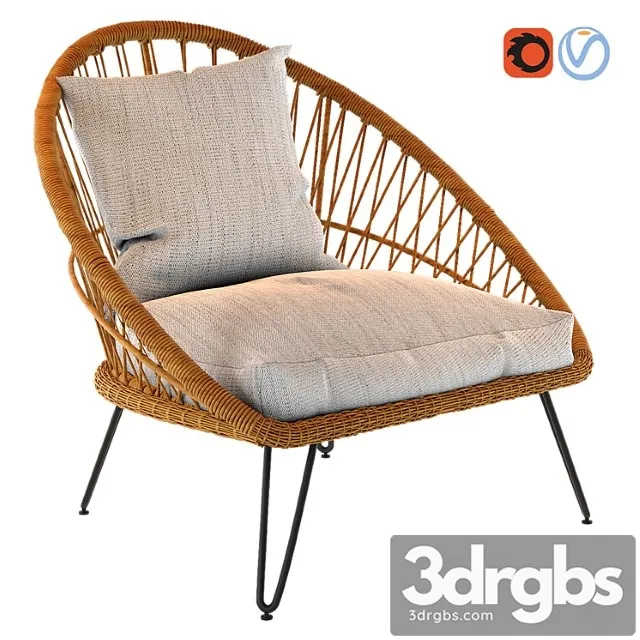 Garden armchair 3D Model Download Garden armchair 3D Model Download