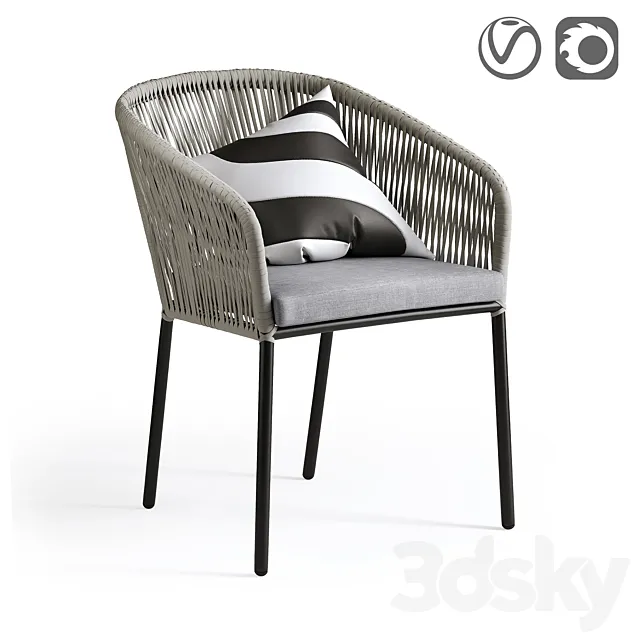 Garden armchair SENSHA 3D Model