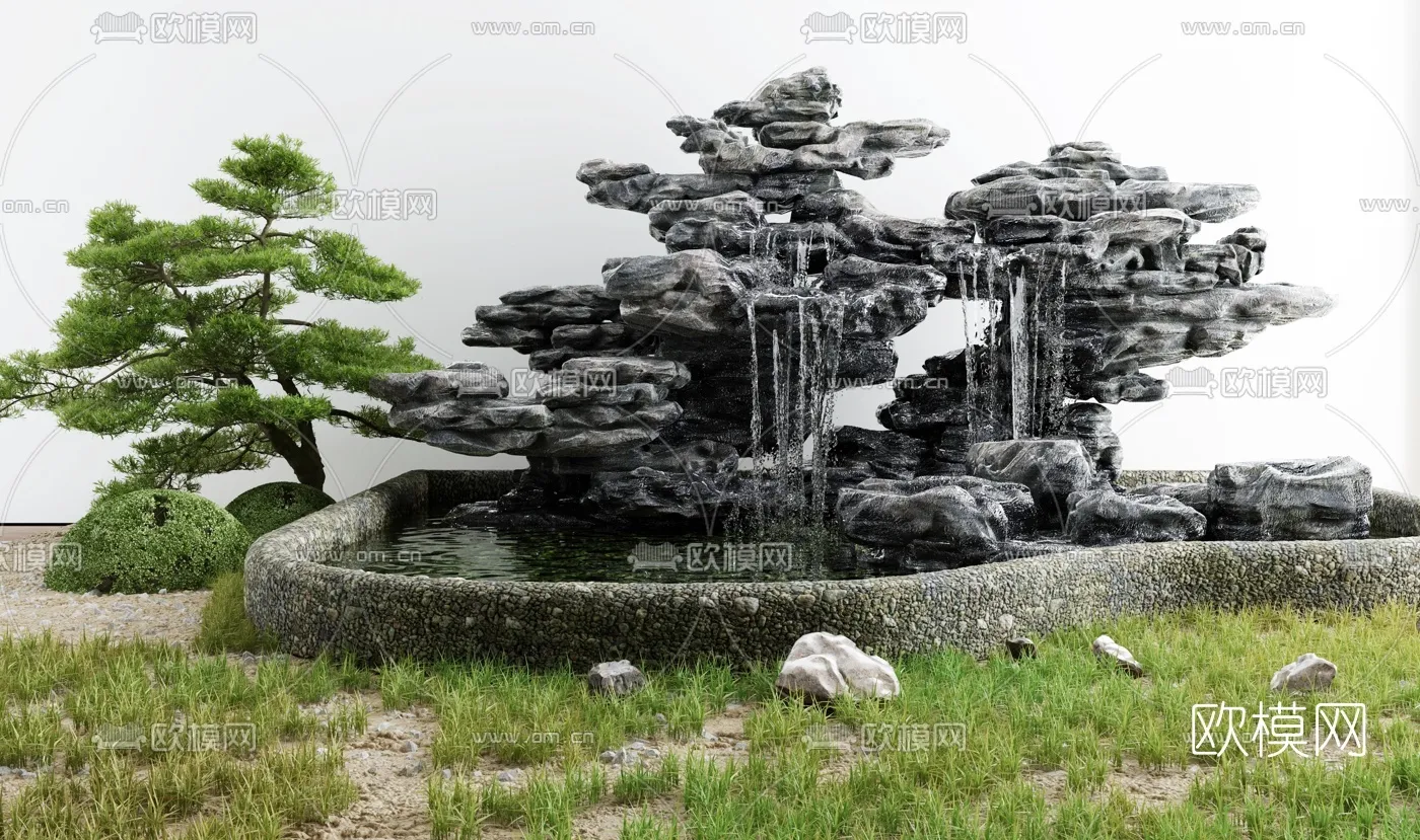 GARDEN DECOR – 3D Model For Interior Design – 2581