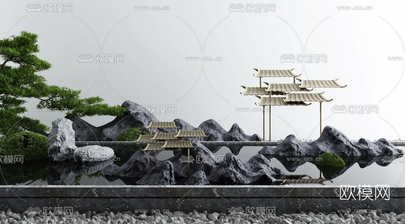 GARDEN DECOR – 3D Model For Interior Design – 2583