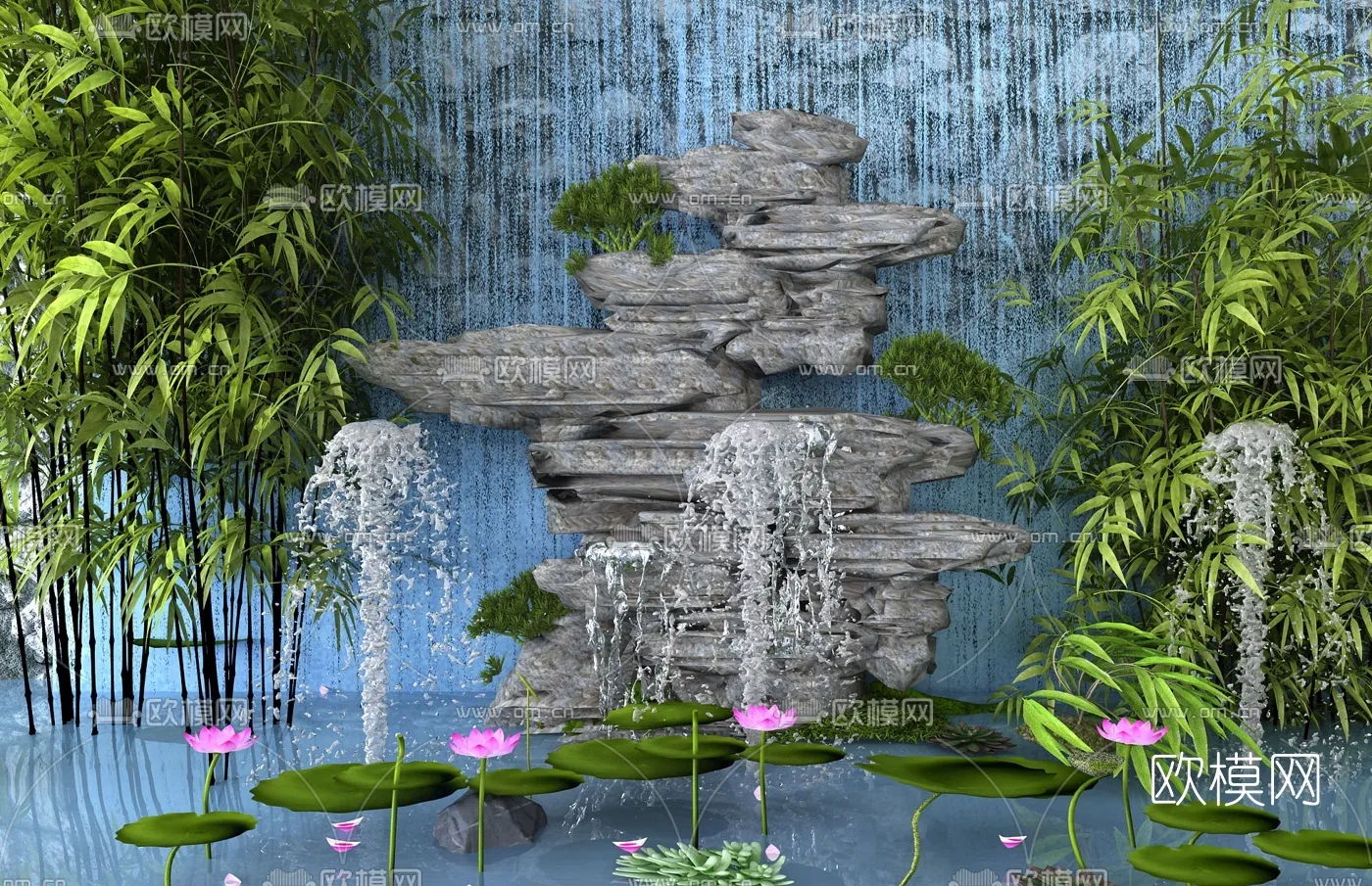 GARDEN DECOR – 3D Model For Interior Design – 2586