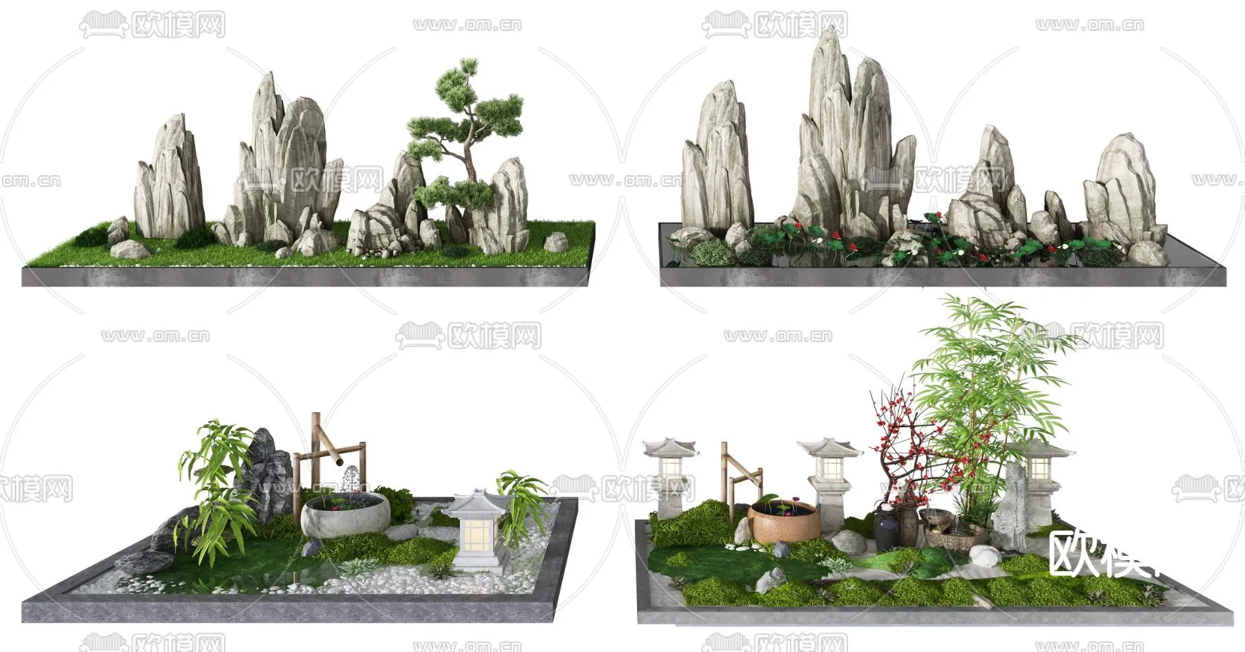 GARDEN DECOR – 3D Model For Interior Design – 2587