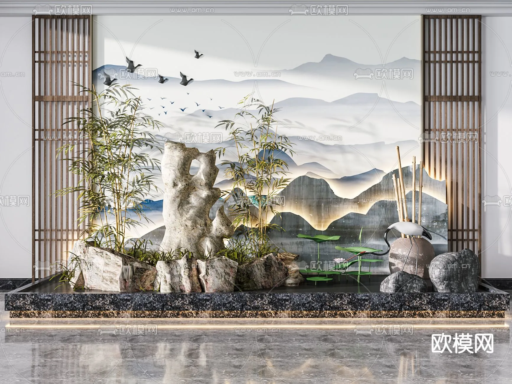 GARDEN DECOR – 3D Model For Interior Design – 2588