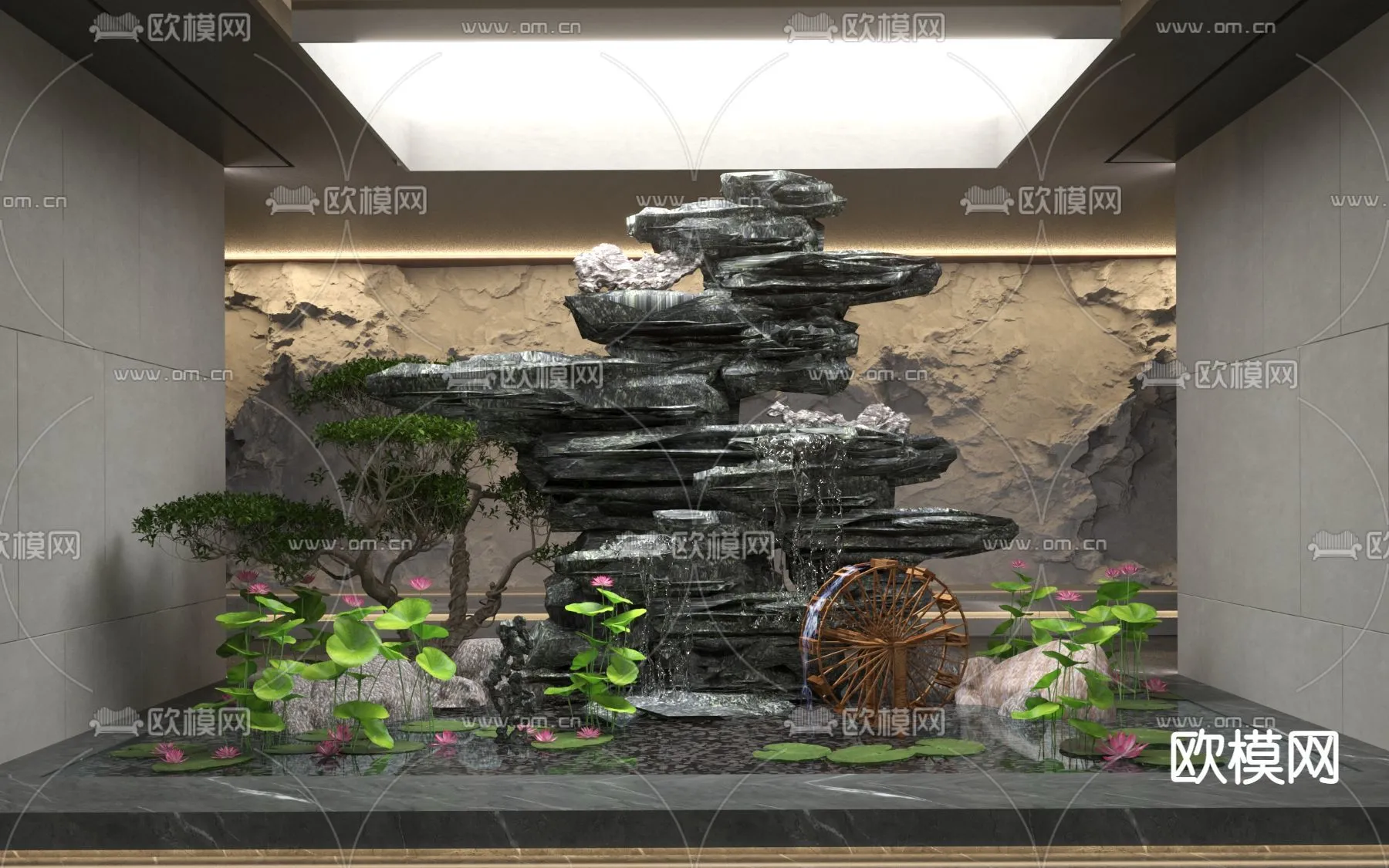 GARDEN DECOR – 3D Model For Interior Design – 2593