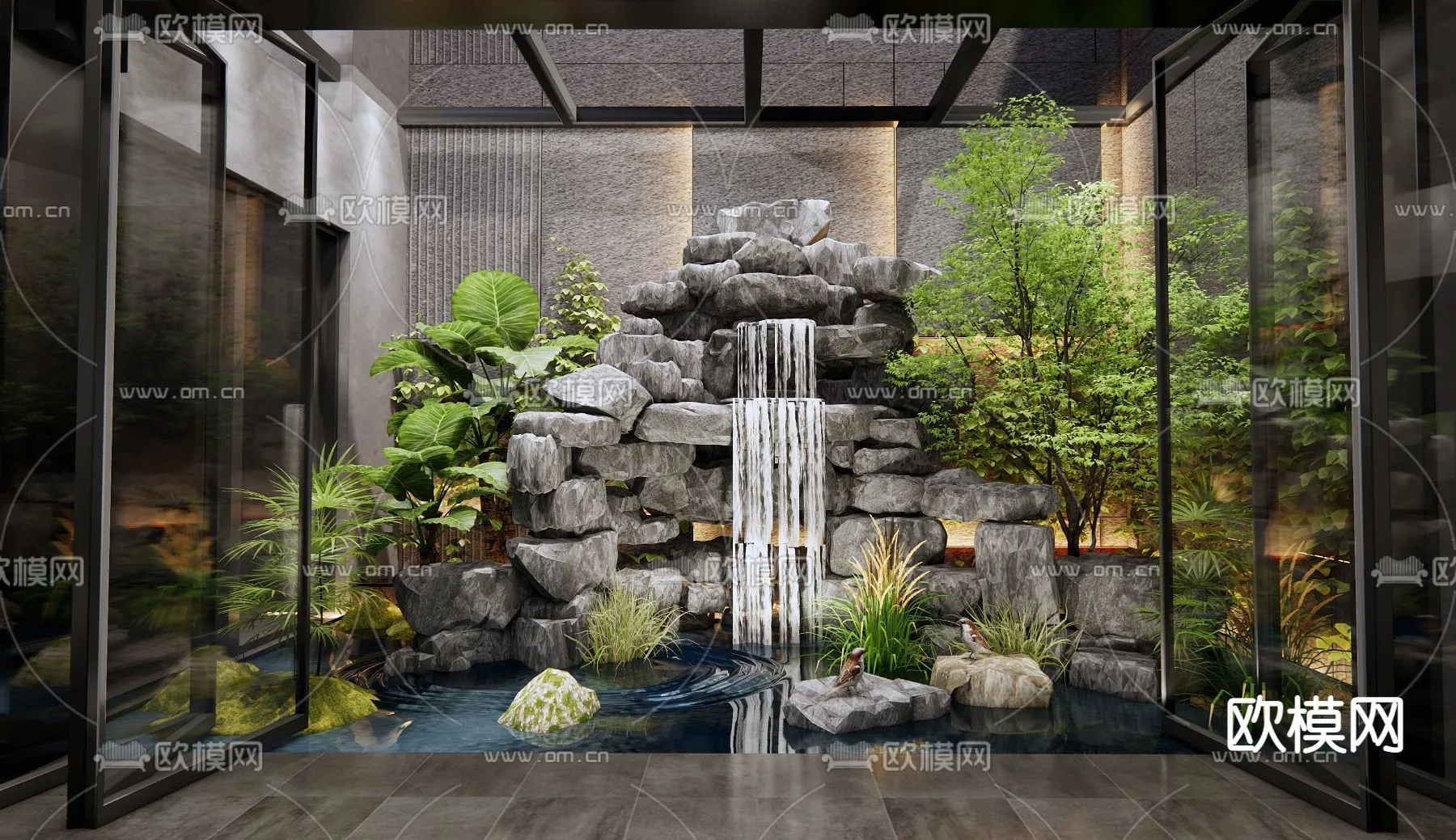 GARDEN DECOR – 3D Model For Interior Design – 2594