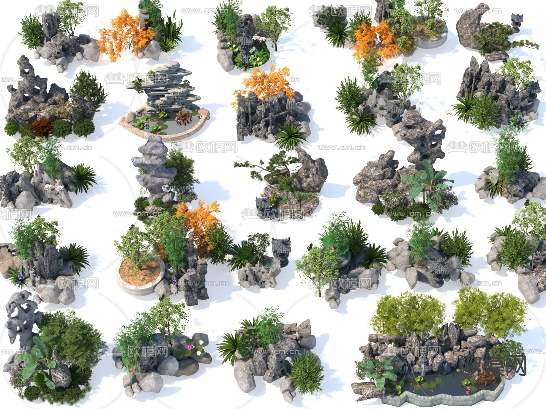 GARDEN DECOR – 3D Model For Interior Design – 2598