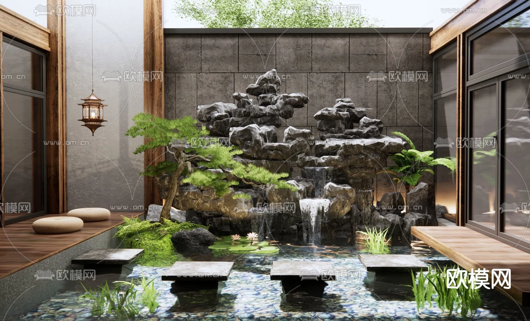 GARDEN DECOR – 3D Model For Interior Design – 2601