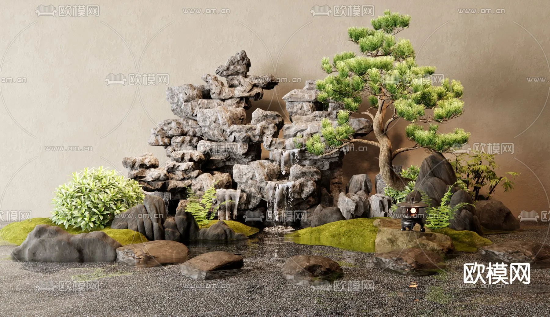 GARDEN DECOR – 3D Model For Interior Design – 2604