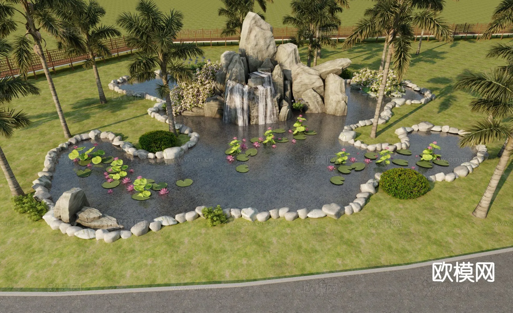 GARDEN DECOR – 3D Model For Interior Design – 2606