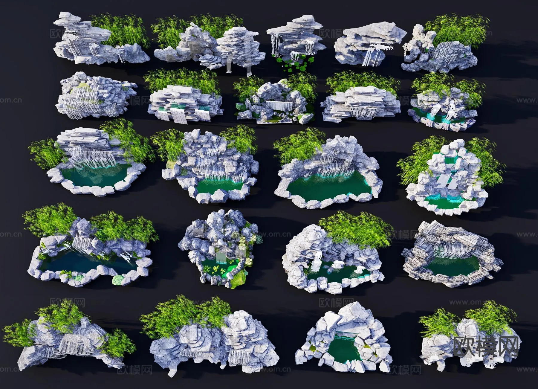 GARDEN DECOR – 3D Model For Interior Design – 2608