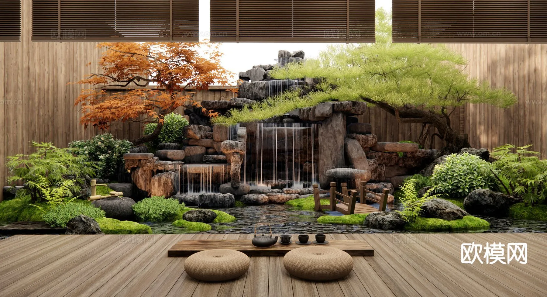 GARDEN DECOR – 3D Model For Interior Design – 2612