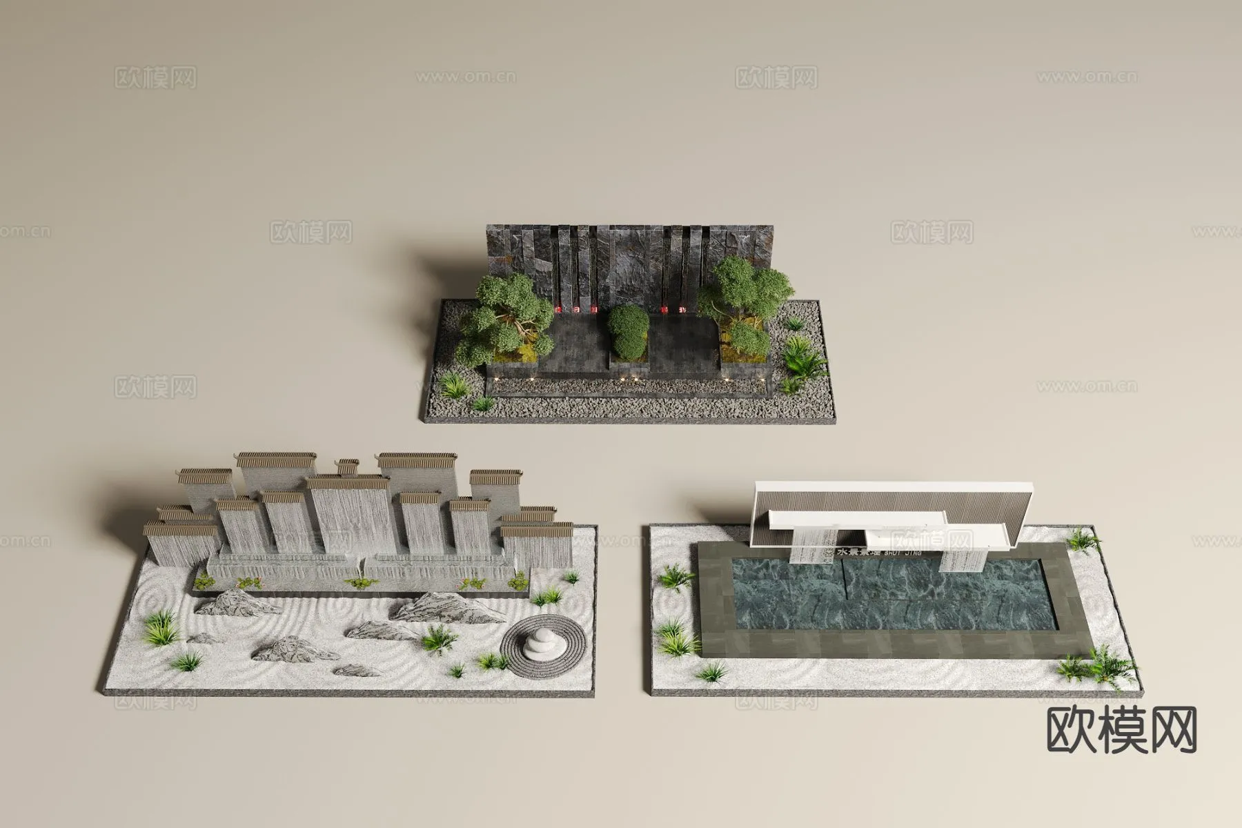 GARDEN DECOR – 3D Model For Interior Design – 2613