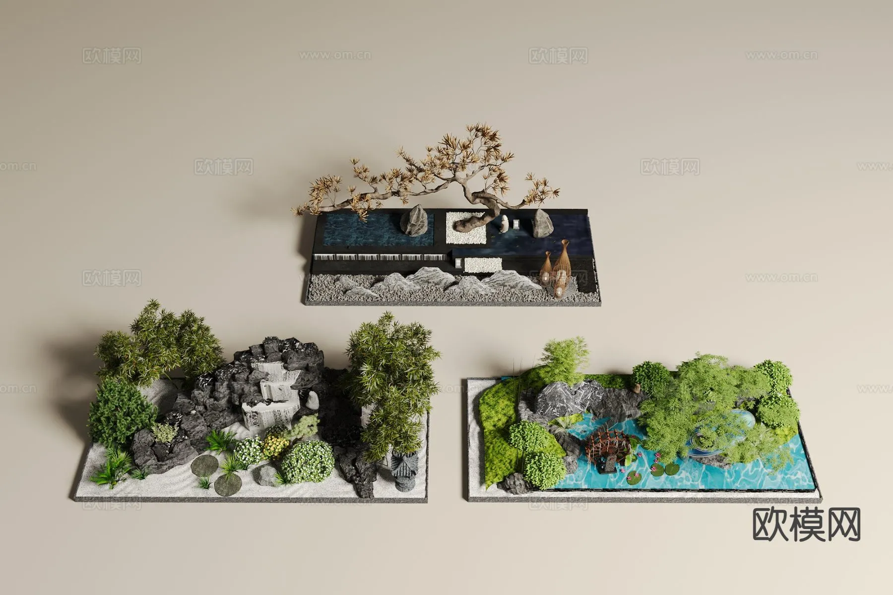 GARDEN DECOR – 3D Model For Interior Design – 2615