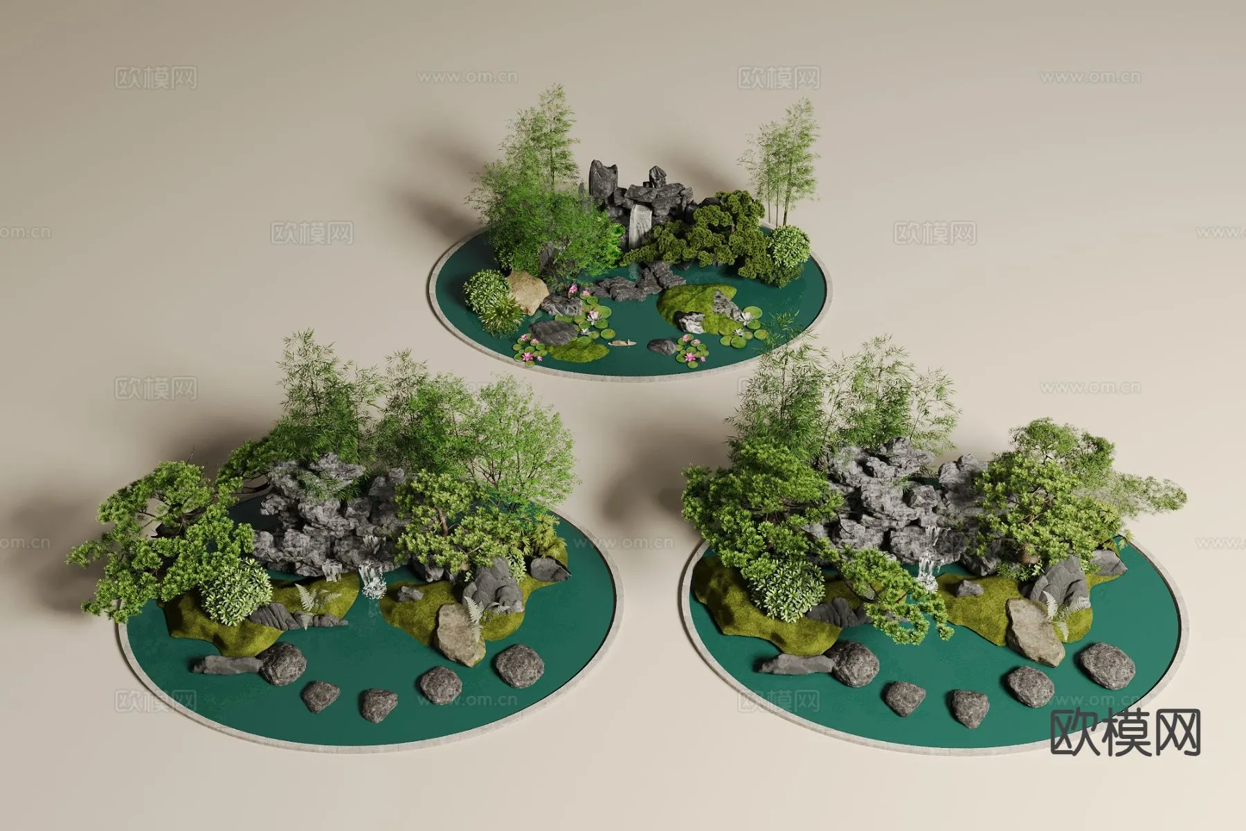 GARDEN DECOR – 3D Model For Interior Design – 2621