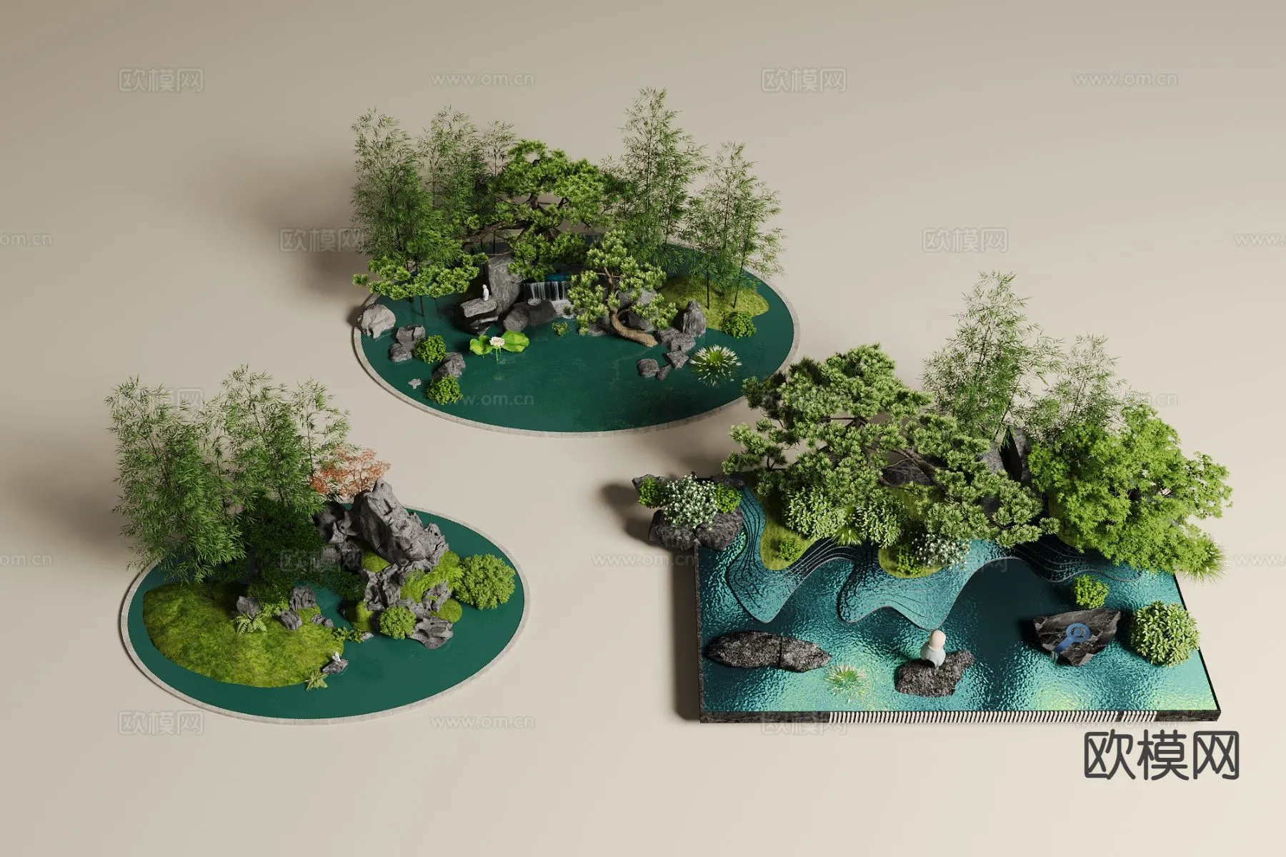 GARDEN DECOR – 3D Model For Interior Design – 2622