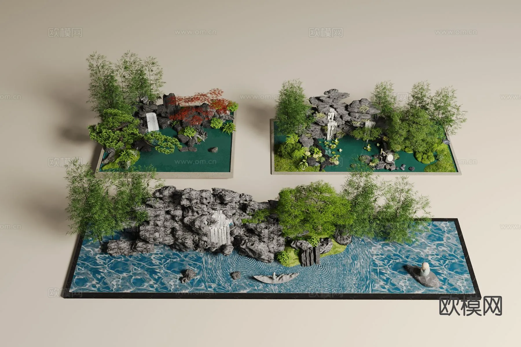 GARDEN DECOR – 3D Model For Interior Design – 2628