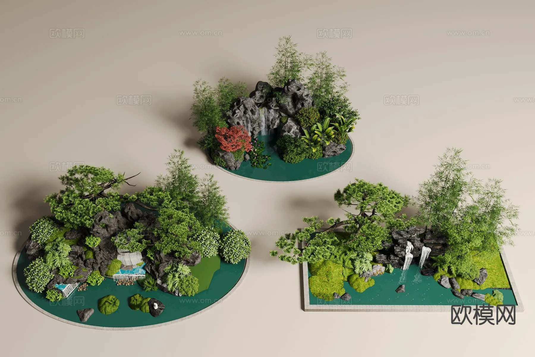 GARDEN DECOR – 3D Model For Interior Design – 2633