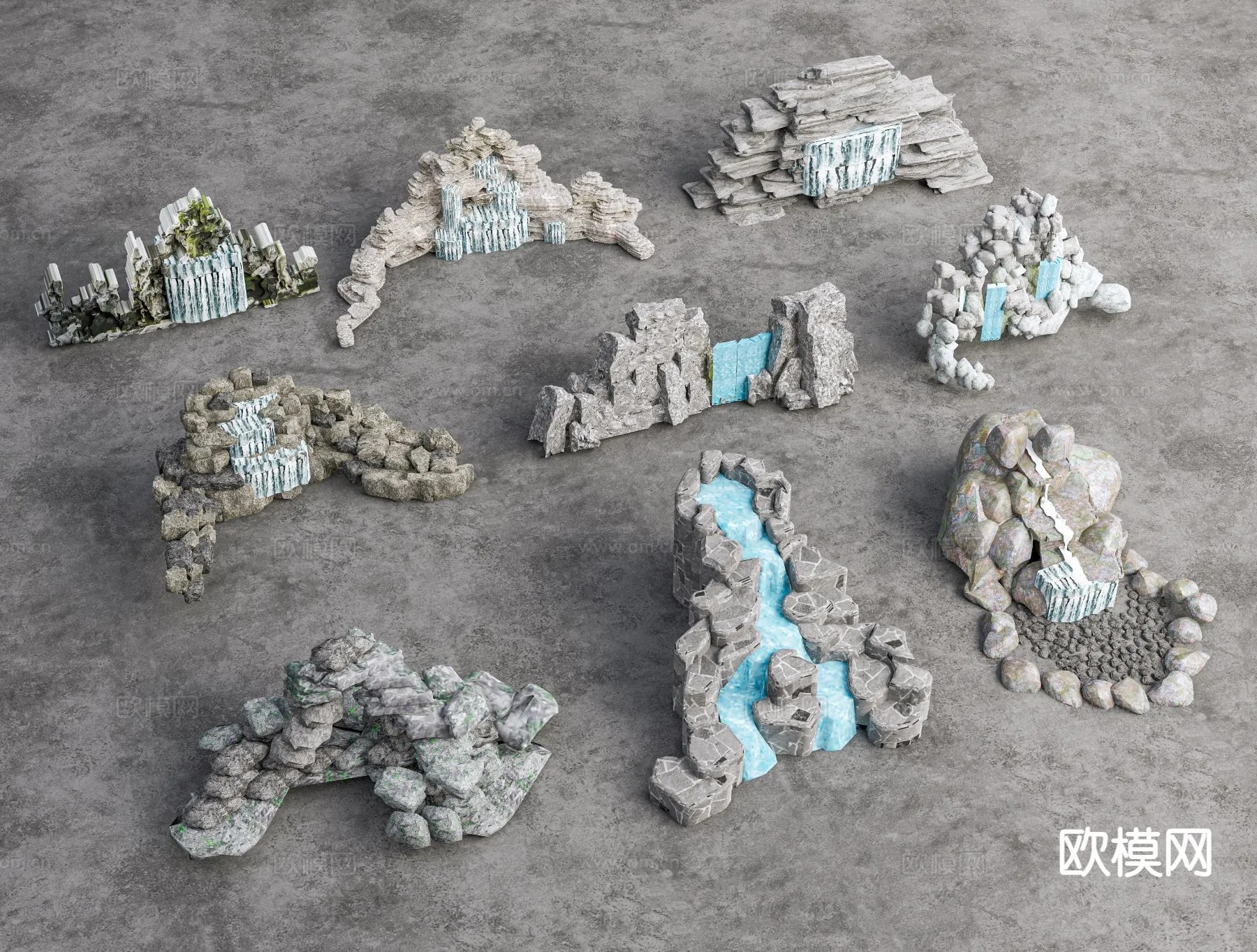 GARDEN DECOR – 3D Model For Interior Design – 2639