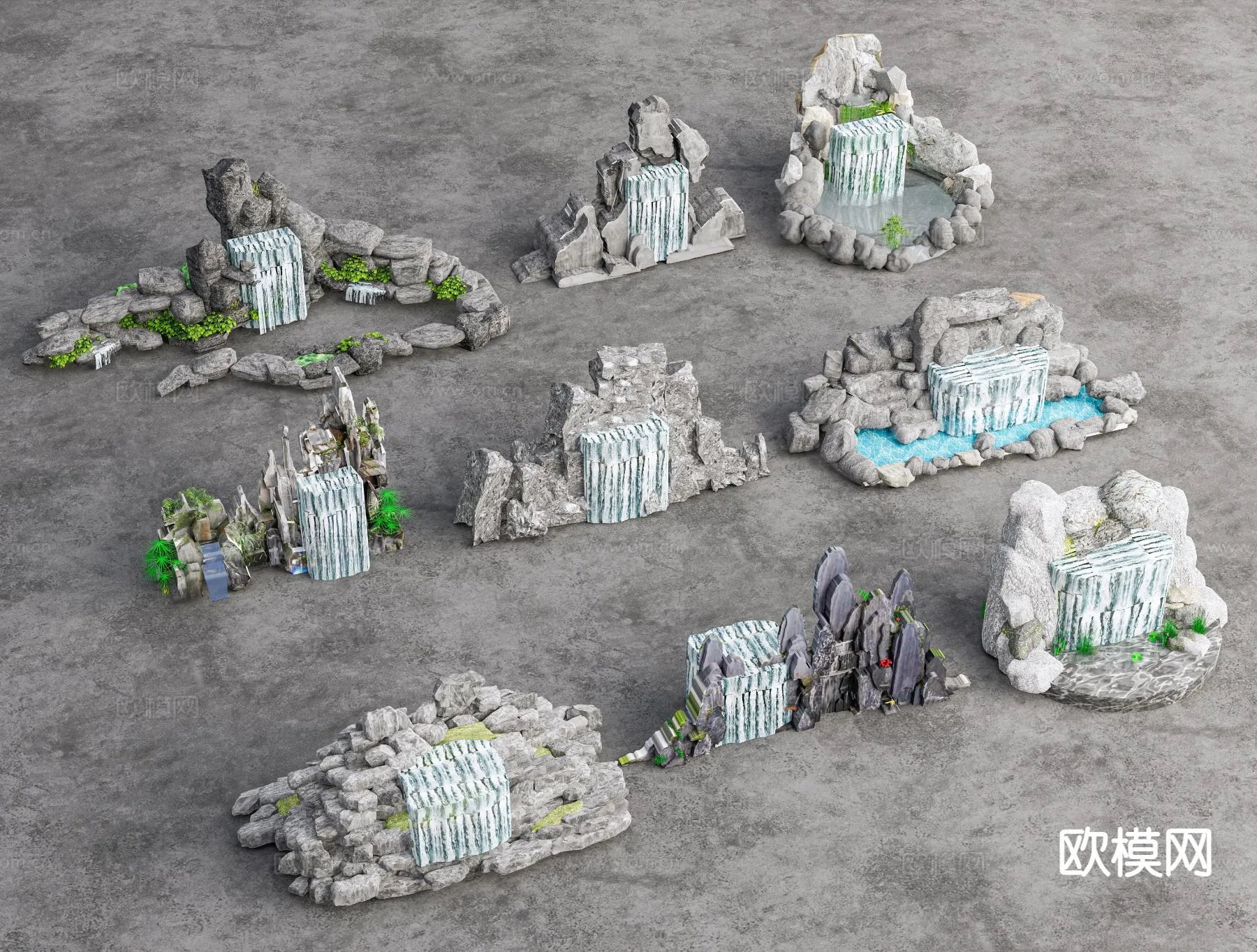 GARDEN DECOR – 3D Model For Interior Design – 2640