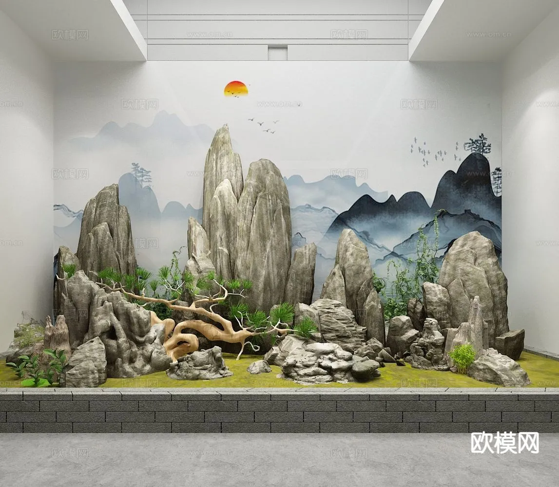 GARDEN DECOR – 3D Model For Interior Design – 2641