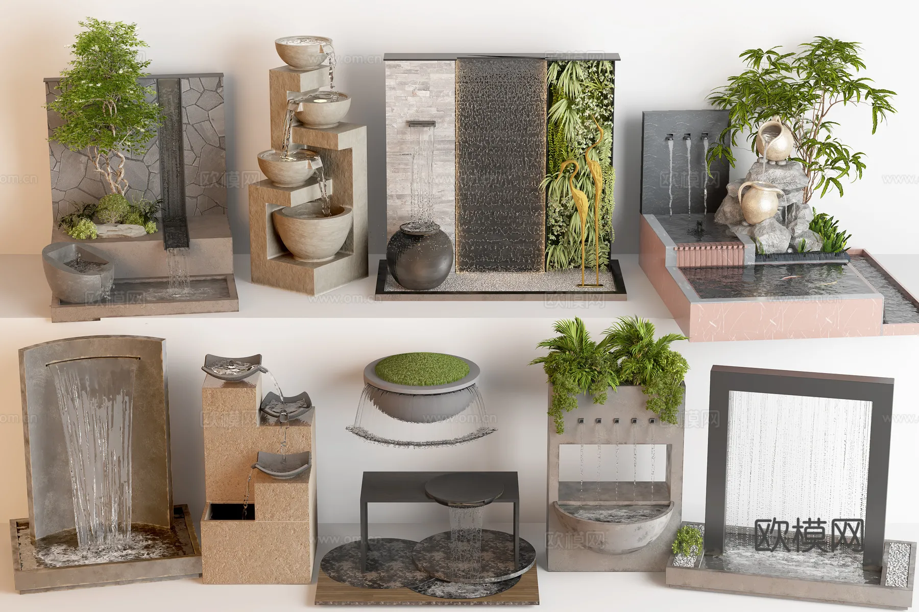 GARDEN DECOR – 3D Model For Interior Design – 2645