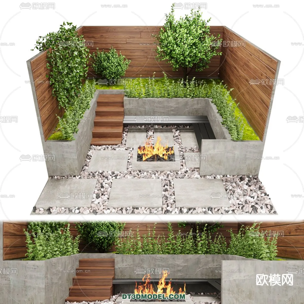 GARDEN DECOR – VRAY / CORONA – 3D MODEL – 3258