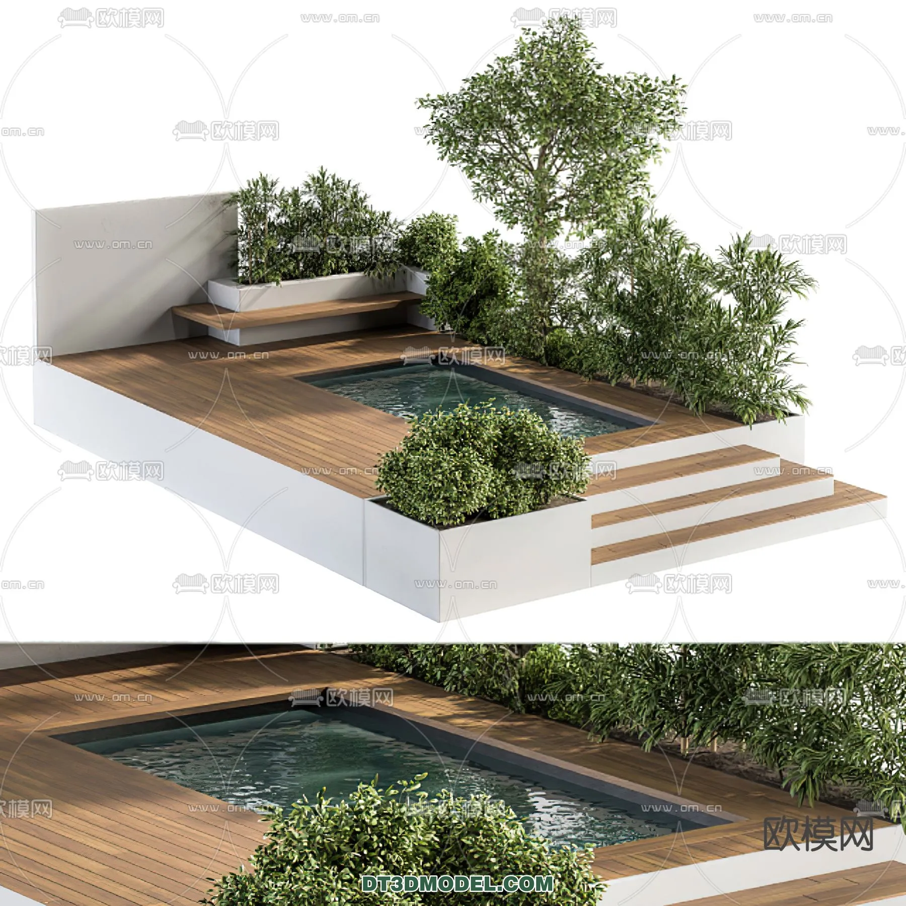 GARDEN DECOR – VRAY / CORONA – 3D MODEL – 3260