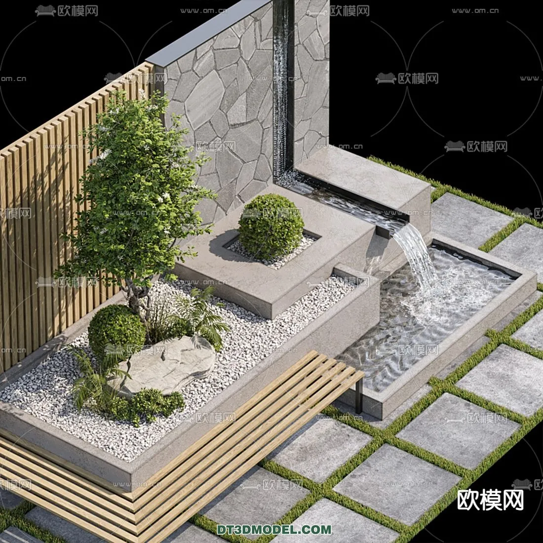 GARDEN DECOR – VRAY / CORONA – 3D MODEL – 3267