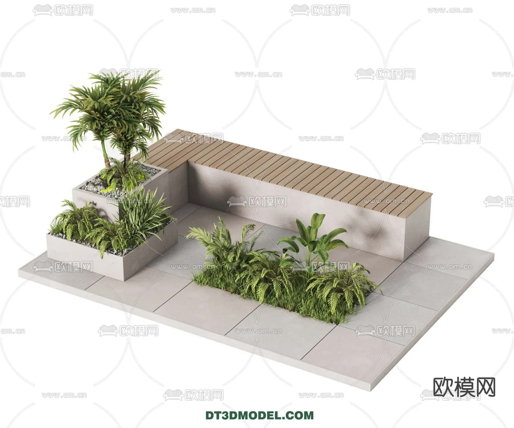 GARDEN DECOR – VRAY / CORONA – 3D MODEL – 3273